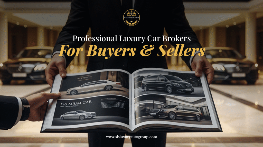 Professional Luxury Car Brokers For Buyers & Sellers