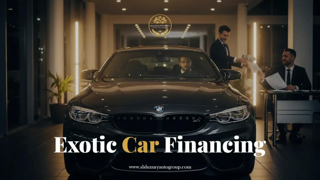 exotic car financing approval guide SLS Luxury Auto Group